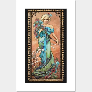 MM mucha like beige Posters and Art